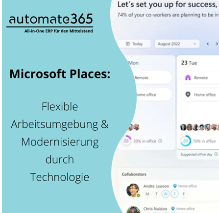 Microsoft Places: Flexible Arbeitsumgebung